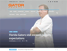 Tablet Screenshot of gatornation.com